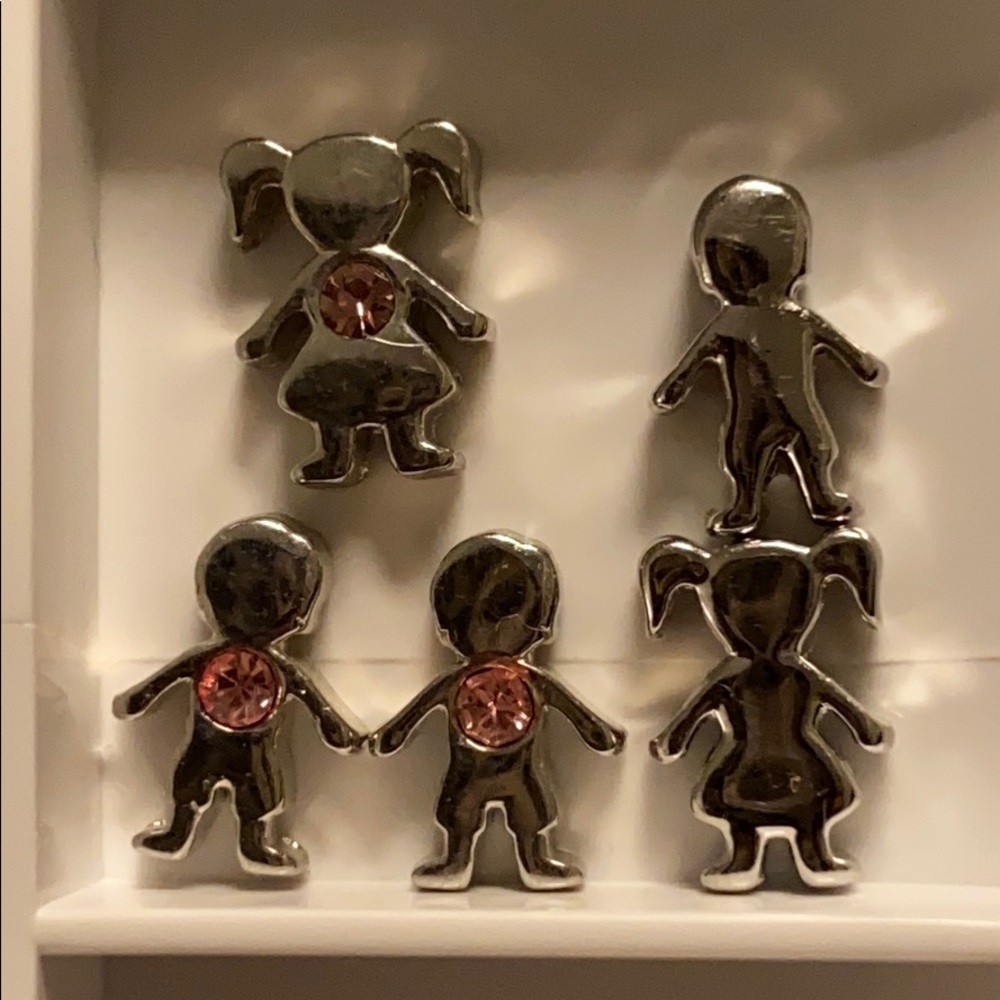 Origami Owl 2 Girl Charms